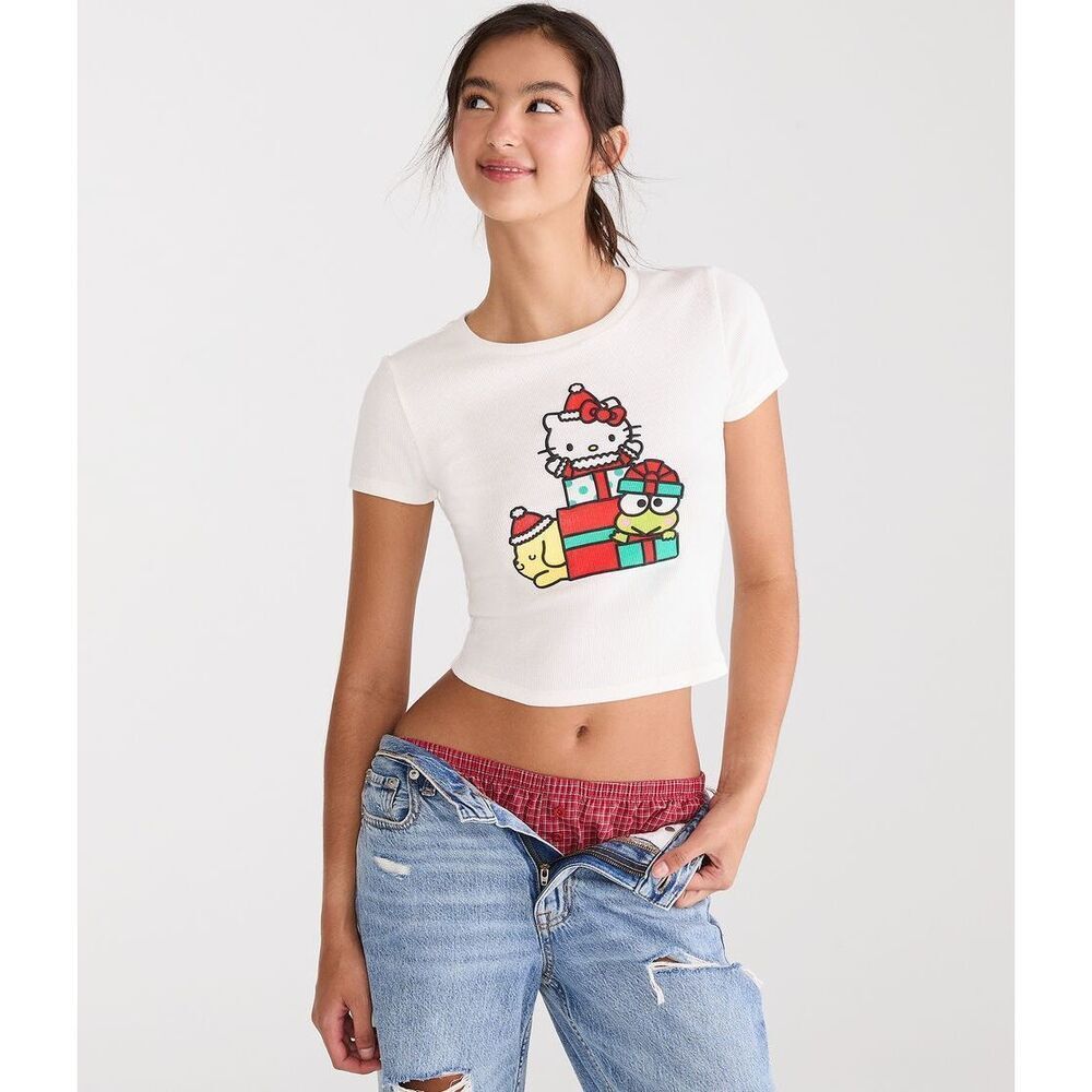 Hello Kitty And Friends | Aero Christmas Presents Baby Tee